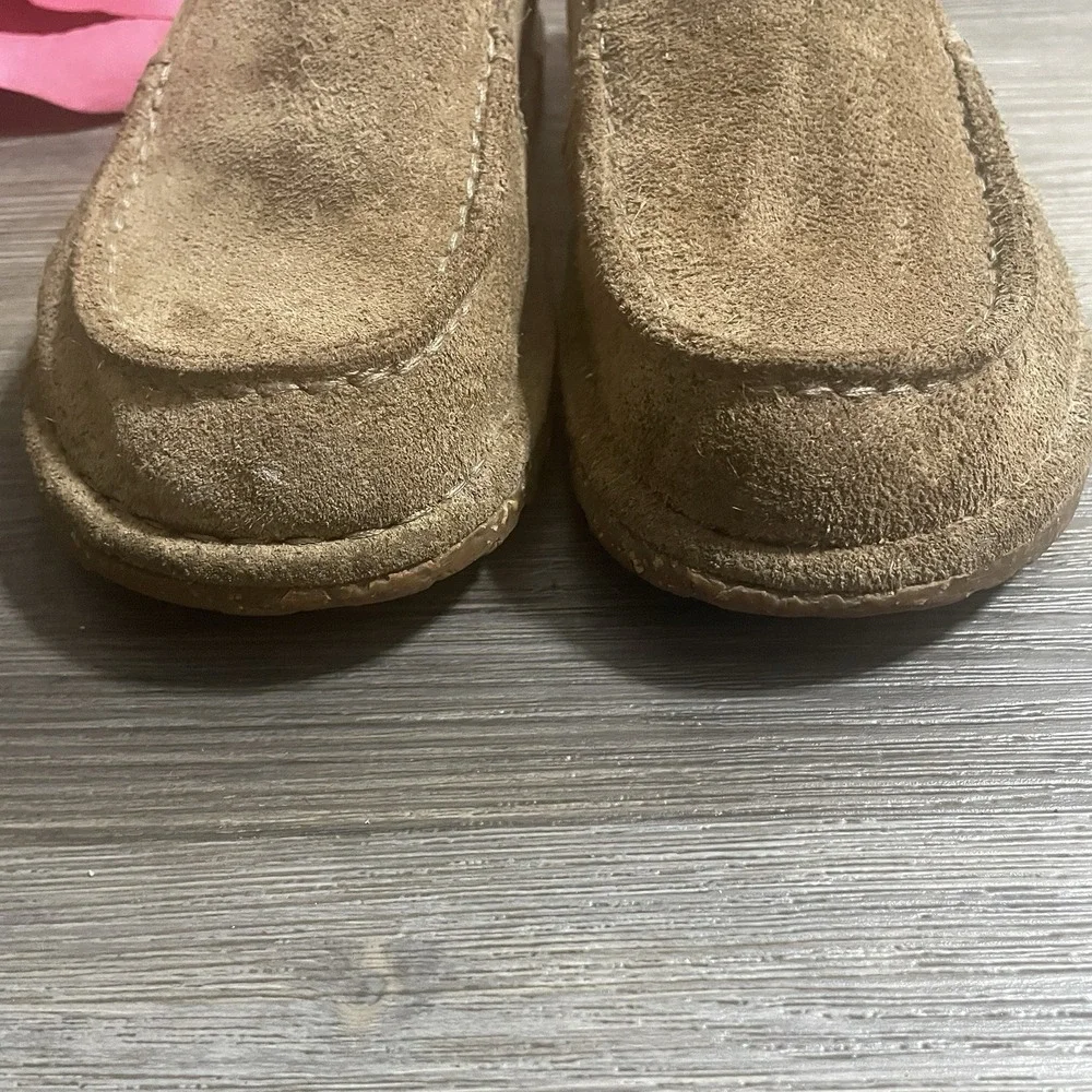 BIRKENSTOCK Utti Brown Suede Slip On Loafer Shoes 38/US 7 Loafer Granola Crunchy